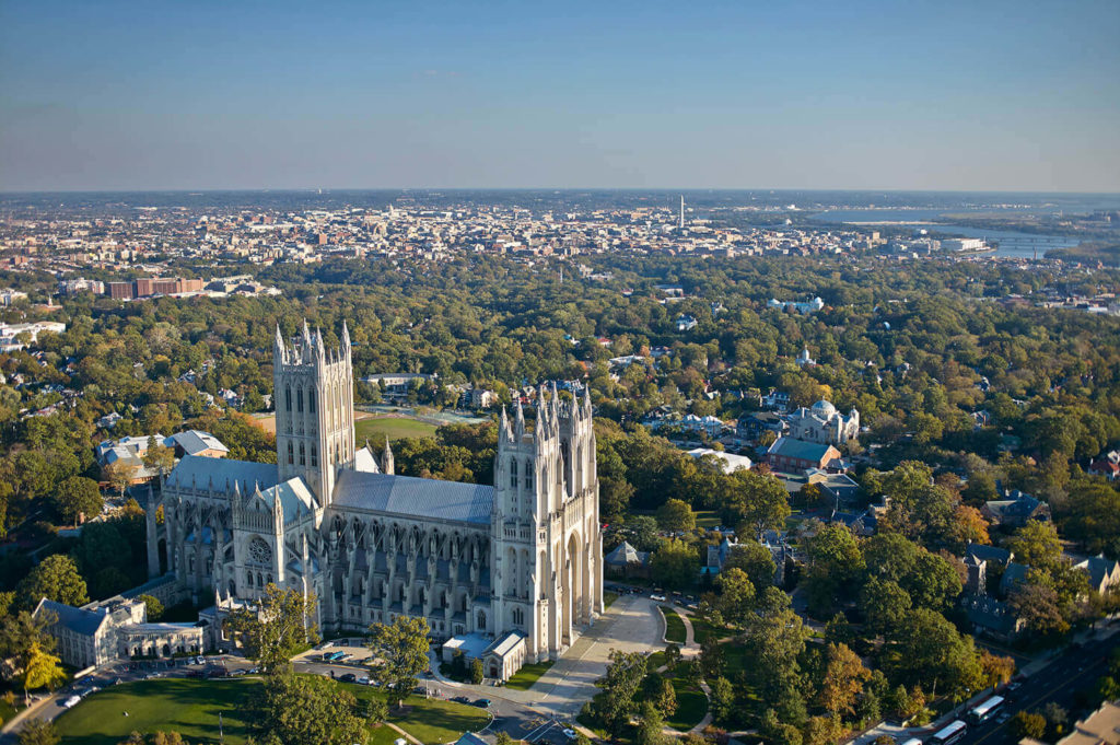 National Cathedral and skyline